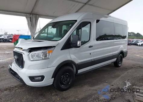 2023 Ford Transit-350 Passenger Van Xlt z USA, uszkodzony, nr VIN 1FBAX2C84PKB37135